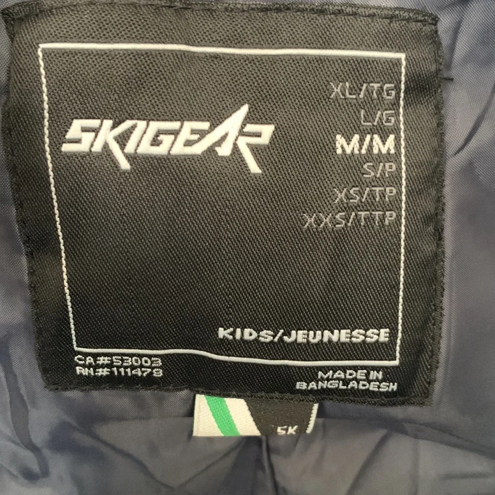 Skigear Arctix Snow gear insulated Bib Overall Nautical Blue big kids size